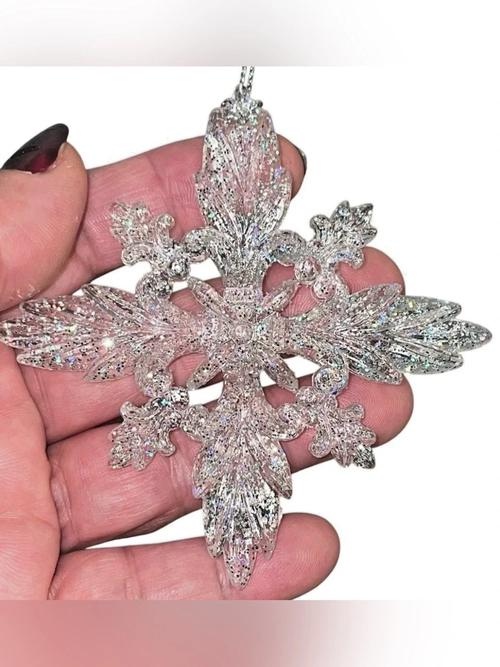Vintage Christmas Ornaments Big Lot of 75 Sparkling Glitter Finish